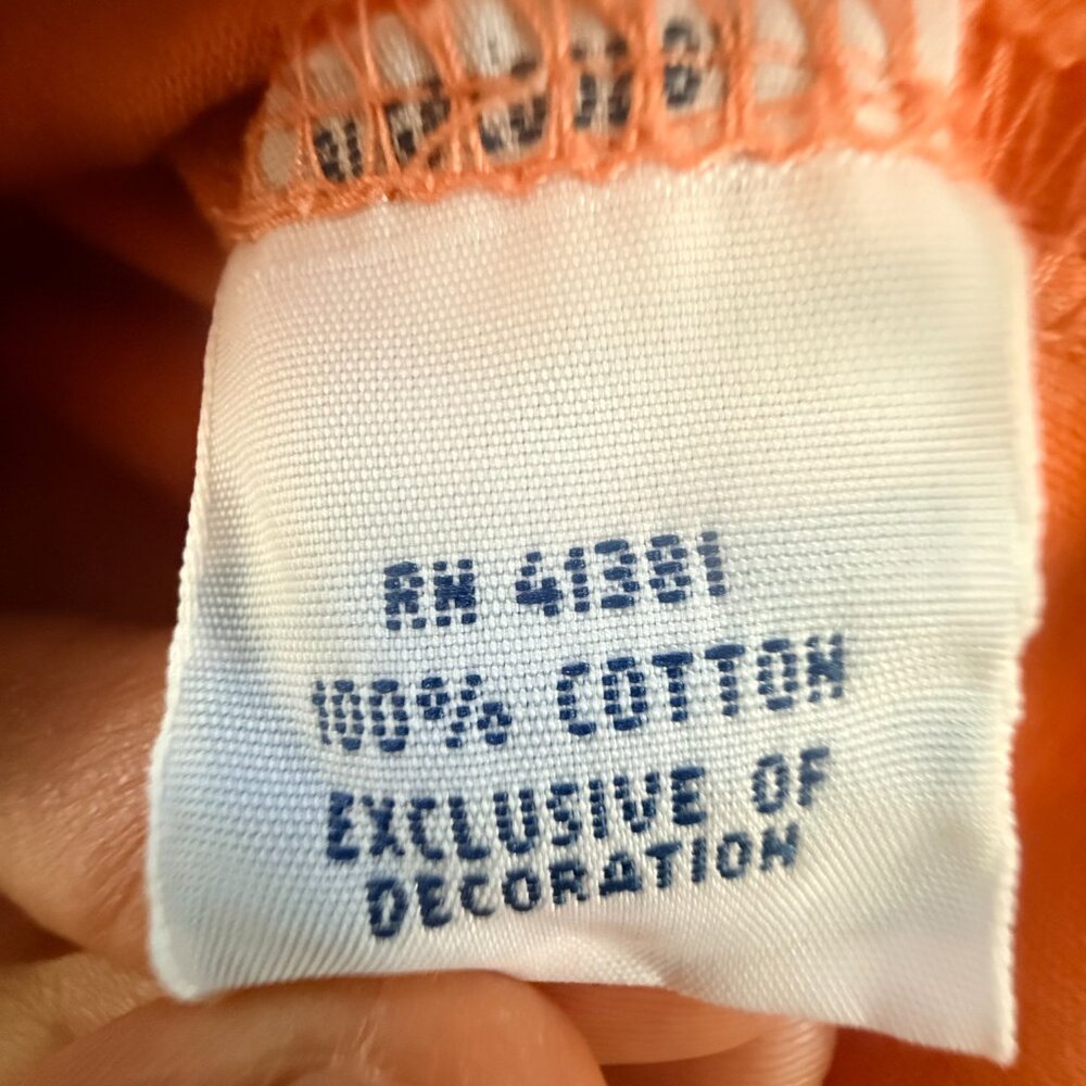 Polo Ralph Lauren Classic-Fit Pima Soft Touch Cotton Women's Peach Sz. M - Picture 7 of 12